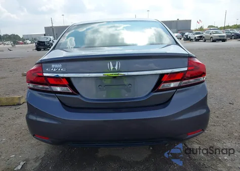2015 Honda Civic Lx из США, поврежденный, VIN 2HGFB2F54FH525426